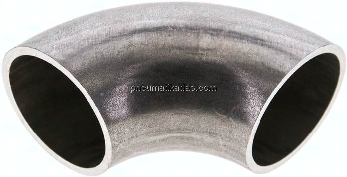 Rohrbogen Typ3, 42,4x2,6mm, 1.4571, geschweißt, EN 10253 Typ A (DIN 2605)