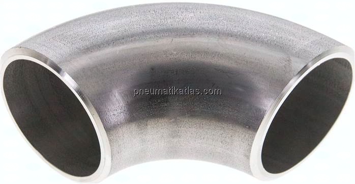 Rohrbogen Typ3, 42,4x3,2mm, 1.4571, geschweißt, EN 10253 Typ A (DIN 2605)