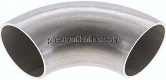 Rohrbogen Typ3, 51,0x2,0mm, 1.4571, geschweißt, EN 10253 Typ A (DIN 2605)