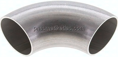 Rohrbogen Typ3, 51,0x2,0mm, 1.4571, geschweißt, EN 10253 Typ A (DIN 2605)