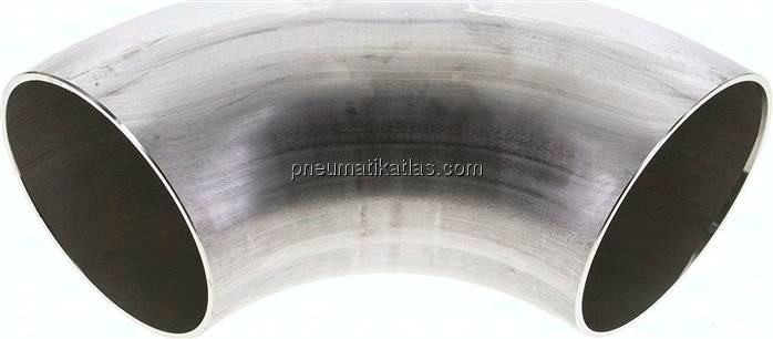 Rohrbogen Typ3, 88,9x2,6mm, 1.4571, geschweißt, EN 10253 Typ A (DIN 2605)