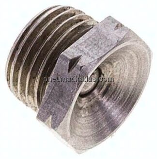 Gerader Trichterschmiernippel, G 1/8", 1.4305