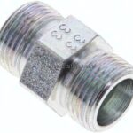 Gerade Schneidringverschraubung 12 S (M20x1,5), ohne Mutter & Schneidring, Stahl verzinkt
