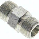 Gerade Schneidringverschraubung 8 S (M16x1,5), ohne Mutter & Schneidring, Stahl verzinkt