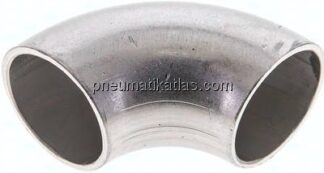 Rohrbogen Typ3, 26,9x1,6mm, 1.4541, geschweißt, EN 10253 Typ A (DIN 2605)