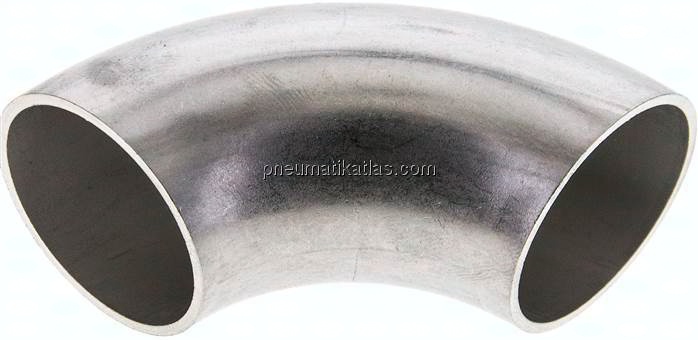 Rohrbogen Typ3, 35,0x1,5mm, 1.4571, geschweißt, EN 10253 Typ A (DIN 2605)