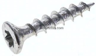 Spanplatten-Senkkopfschraube, TORX, 3,5x20, Stahl verzinkt, weiß