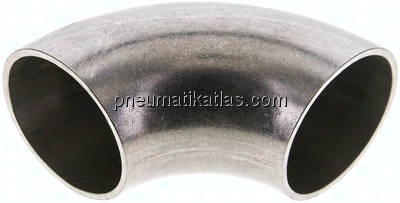 Rohrbogen Typ3, 42,4x2,0mm, 1.4541, geschweißt, EN 10253 Typ A (DIN 2605)