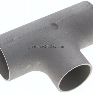 T-Stück 48,3x2,0mm - 42,4x2,0mm, 1.4541, geschweißt
