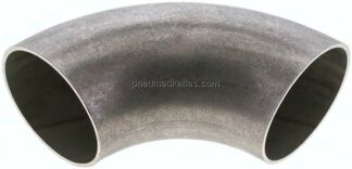Rohrbogen Typ3, 88,9x3,2mm, 1.4541, geschweißt, EN 10253 Typ A (DIN 2605)