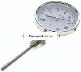 Bimetallthermometer, senkrecht D100/-30 bis +50°C/100mm