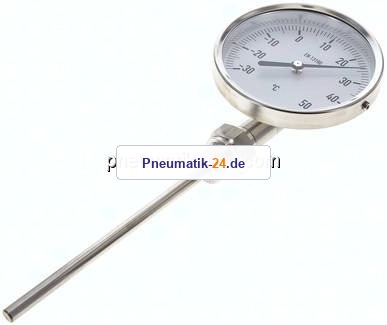 Bimetallthermometer, senkrecht D100/-30 bis +50°C/160mm