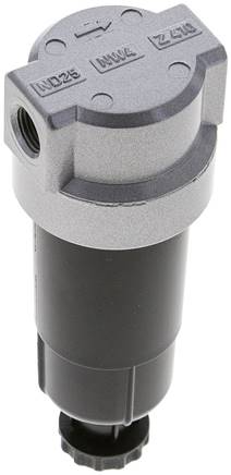 Mini-Filter G 1/8", Metallbehälter ohne Sichtrohr