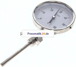 Bimetallthermometer, senkrecht D100/0 bis +60°C/100mm