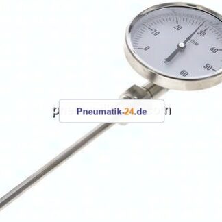 Bimetallthermometer, senkrecht D100/0 bis +60°C/160mm