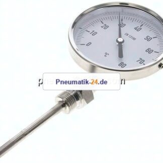 Bimetallthermometer, senkrecht D100/0 bis +80°C/100mm