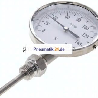 Bimetallthermometer, senkrecht D100/0 bis +160°C/63mm