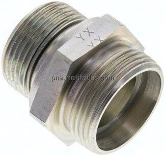 Gerade Schneidringverschr. M 33x2-28 L (M36x2), ohne Mutter & Schneidring, Stahl verzinkt