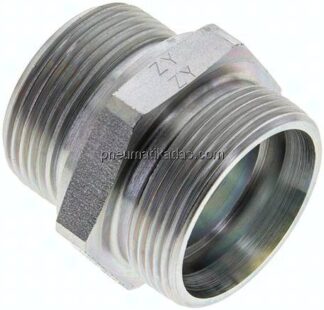 Gerade Schneidringverschr. G 1-1/4"-35 L (M45x2), ohne Mutter & Schneidring, Stahl verzinkt