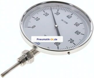Bimetallthermometer, senkrecht D160/0 bis +80°C/63mm