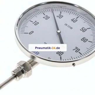 Bimetallthermometer, senkrecht D160/0 bis +80°C/63mm