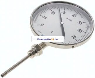 Bimetallthermometer, senkrecht D160/0 bis +80°C/100mm