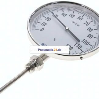 Bimetallthermometer, senkrecht D160/0 bis +120°C/100mm
