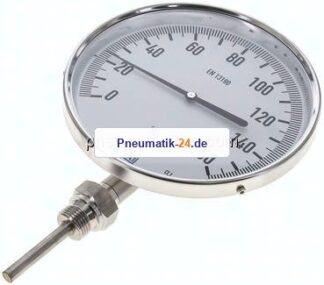 Bimetallthermometer, senkrecht D160/0 bis +160°C/63mm