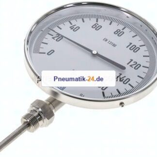 Bimetallthermometer, senkrecht D160/0 bis +160°C/63mm