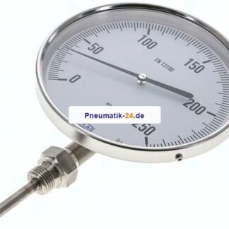 Bimetallthermometer, senkrecht D160/0 bis +250°C/63mm