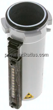 FUTURA Metallbehälter mit Sichtrohr für Öler