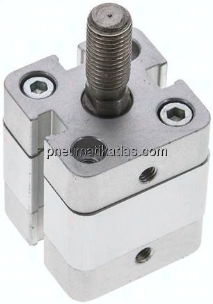 Kompaktzylinder, einfachwirkend, Kolben 20mm, Hub 5mm