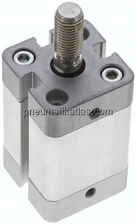 Kompaktzylinder, einfachwirkend, Kolben 20mm, Hub 20mm