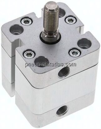 Kompaktzylinder, einfachwirkend, Kolben 32mm, Hub 10mm