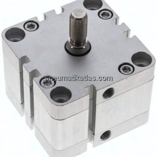 Kompaktzylinder, einfachwirkend, Kolben 63mm, Hub 10mm