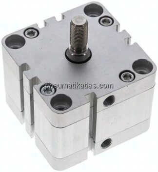 Kompaktzylinder, einfachwirkend, Kolben 63mm, Hub 10mm