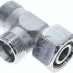 Einstellb. L-Schneidringverschraubung 25 S (M36x2), ohne Mutter & Schneidring, Stahl verzinkt