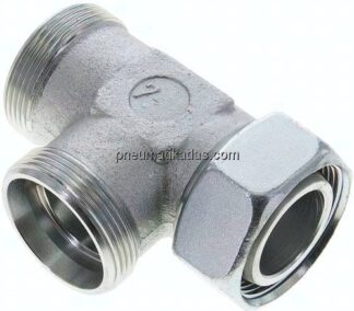 Einstellb. L-Schneidringverschraubung 35 L (M45x2), ohne Mutter & Schneidring, Stahl verzinkt