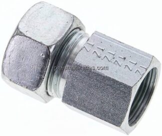 Aufschraub-Schneidringverschr. M 26x1,5-22 L (M30x2), Stahl verzinkt