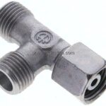 Einstellb. L-Schneidringverschraubung 8 S (M16x1,5), ohne Mutter & Schneidring, Stahl verzinkt