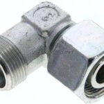 Einstellb. Winkel-Schneidringverschr. 16 S (M24x1,5), ohne Mutter & Schneidring, Stahl verzinkt