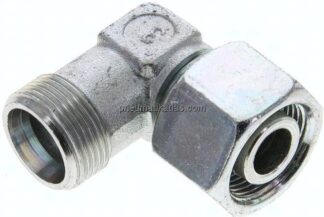 Einstellb. Winkel-Schneidringverschr. 16 S (M24x1,5), ohne Mutter & Schneidring, Stahl verzinkt
