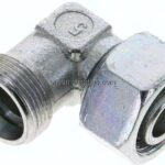 Einstellb. Winkel-Schneidringverschr. 18 L (M26x1,5), ohne Mutter & Schneidring, Stahl verzinkt