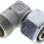 Einstellb. Winkel-Schneidringverschr. 20 S (M30x2), ohne Mutter & Schneidring, Stahl verzinkt