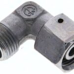 Einstellb. Winkel-Schneidringverschr. 10 S (M18x1,5), ohne Mutter & Schneidring, Stahl verzinkt