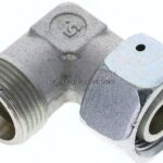 Einstellb. Winkel-Schneidringverschr. 20 S (M30x2), ohne Mutter & Schneidring, Stahl verzinkt