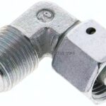 Einstellb. Winkel-Schneidringverschr. 8 S (M16x1,5), ohne Mutter & Schneidring, Stahl verzinkt