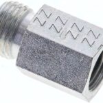 Aufschraub-Schneidringverschr. M 14x1,5-10 L (M16x1,5), ohne Mutter & Schneidring, Stahl verzinkt