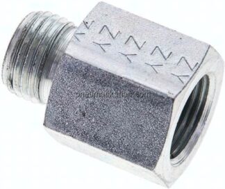 Aufschraub-Schneidringverschr. G 3/8"-10 L (M16x1,5), ohne Mutter & Schneidring, Stahl verzinkt