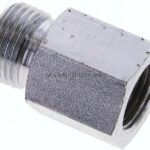Aufschraub-Schneidringverschr. M 16x1,5-10 S (M18x1,5), ohne Mutter & Schneidring, Stahl verzinkt